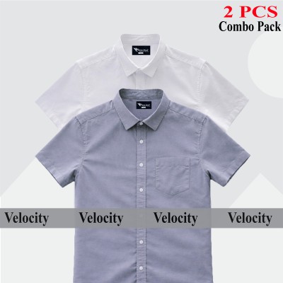 Premium Quality 100% Oxford Cotton Fabric Short Sleeve Shirt For Men's